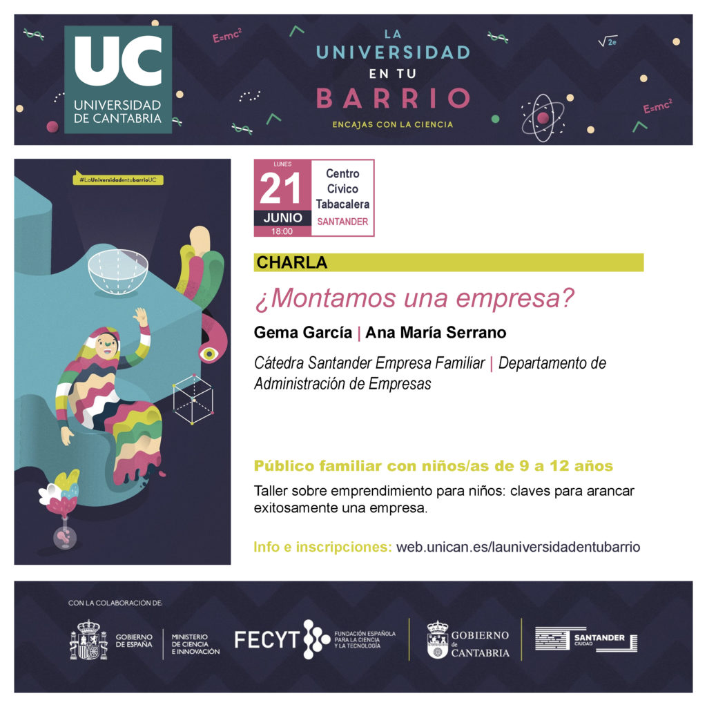 La Cátedra Santander de Empresa Familiar participa en el Proyecto La Universidad en tu Barrio